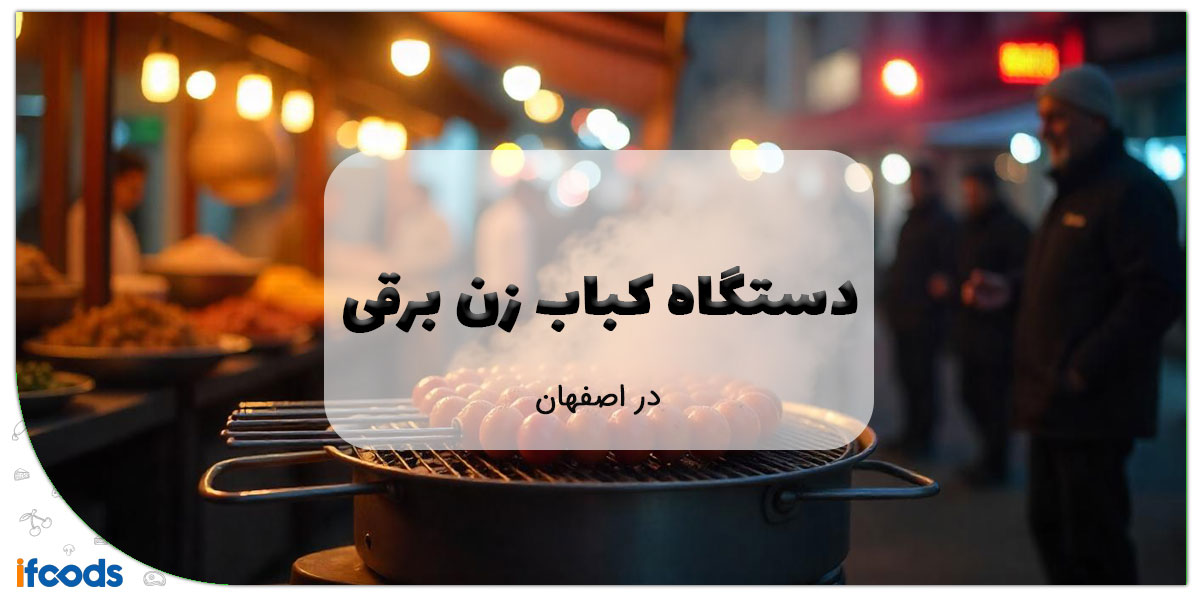 این تصویر دستگاه کباب زن برقی در اصفهان است