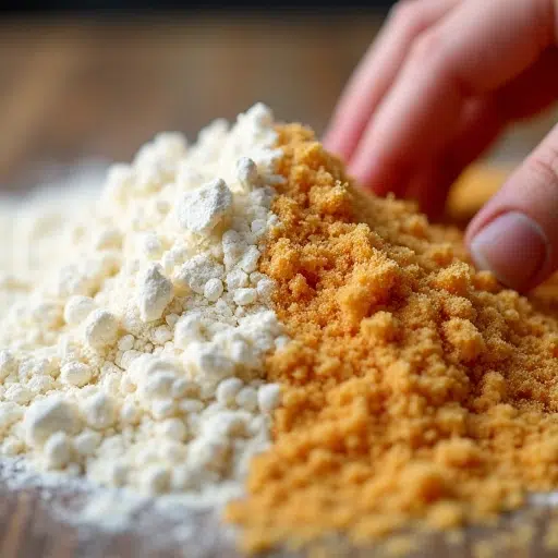 عکس آرد سوخاری و آرد نان: تفاوت‌ها و کاربردها