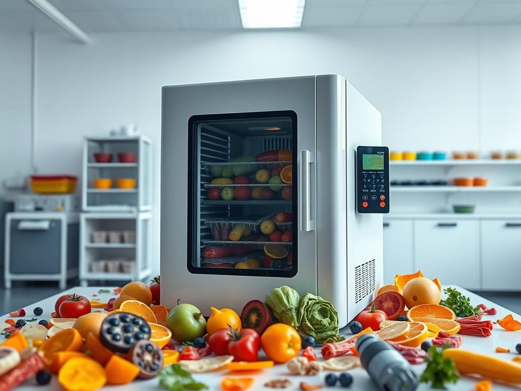 عکس میوه خشک کن انجمادی: راهنمای جامع برای حفظ طعم، رنگ و خواص میوه‌ها