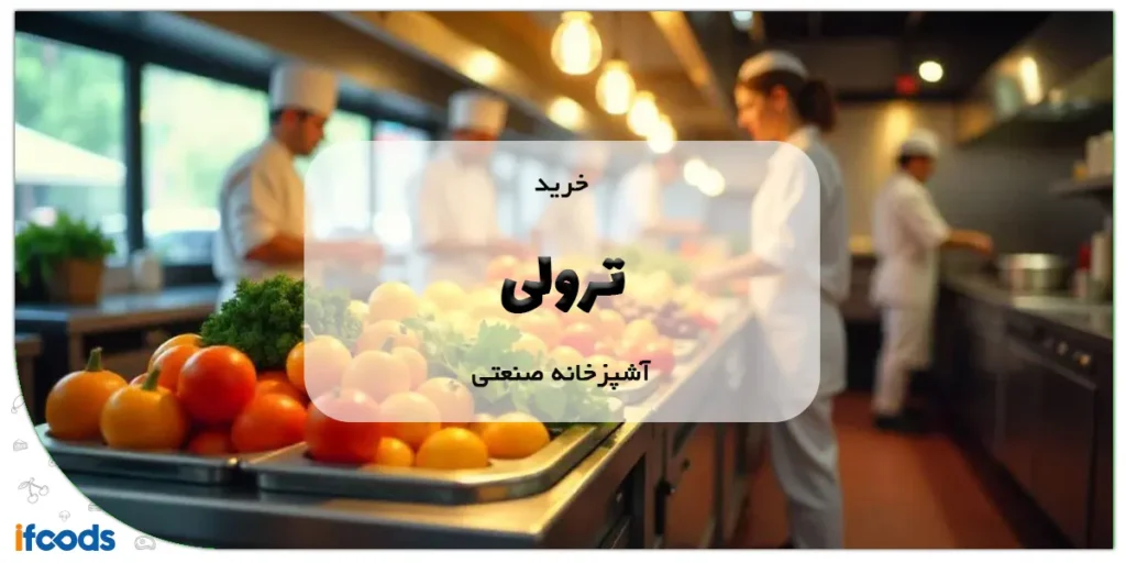خرید ترولی آشپزخانه صنعتی