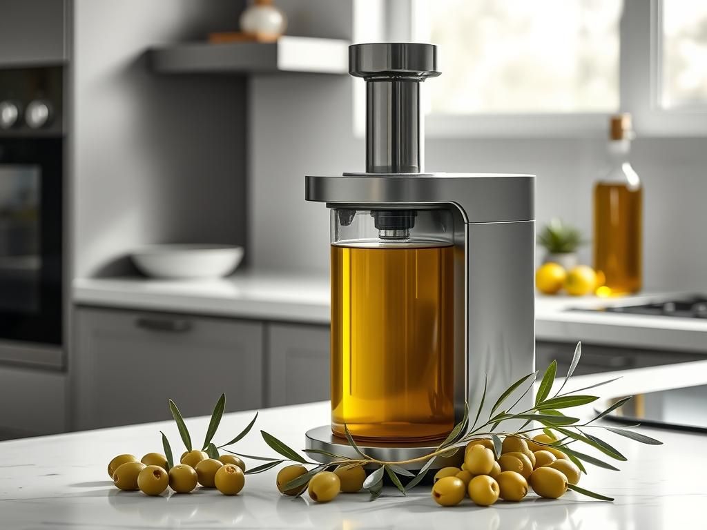 عکس دستگاه روغن زیتون گیری خانگی: راهنمای جامع خرید، استفاده و تولید روغن خالص