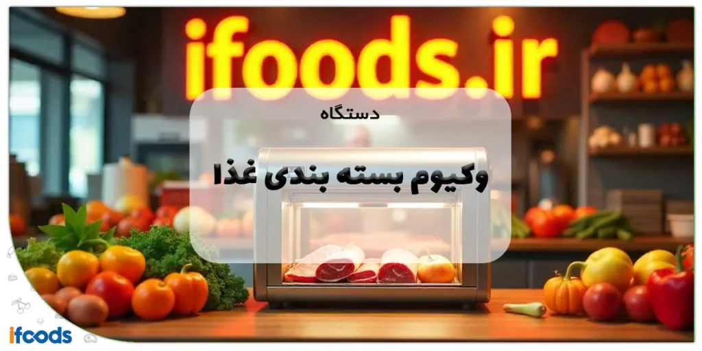 دستگاه وکیوم بسته بندی غذا