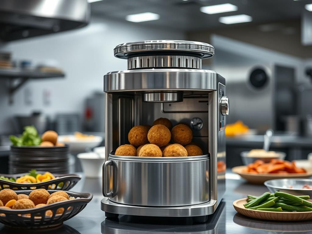 عکس خرید دستگاه فلافل زن برقی اتوماتیک در آبادان با شرایط ویژه