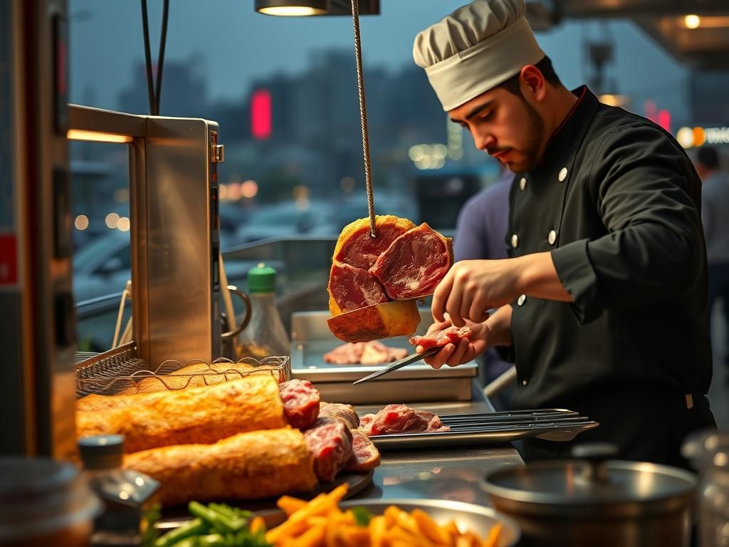 عکس خرید دستگاه شاورما در تهران با ارسال سریع