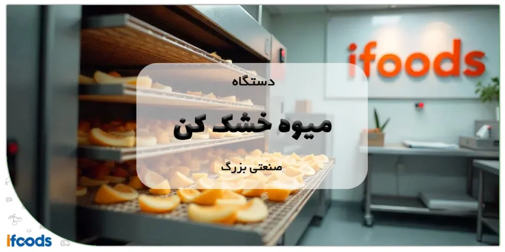دستگاه میوه خشک کن صنعتی بزرگ
