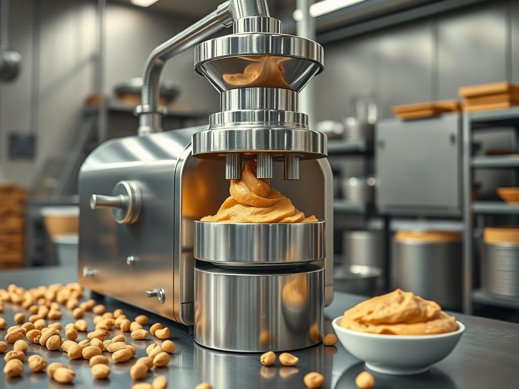 عکس دستگاه کره بادام زمینی در اصفهان؛ کیفیت بالا و قیمت مناسب