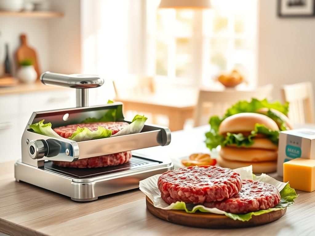 عکس خرید دستگاه همبرگر زن خانگی در تهران با قیمت رقابتی