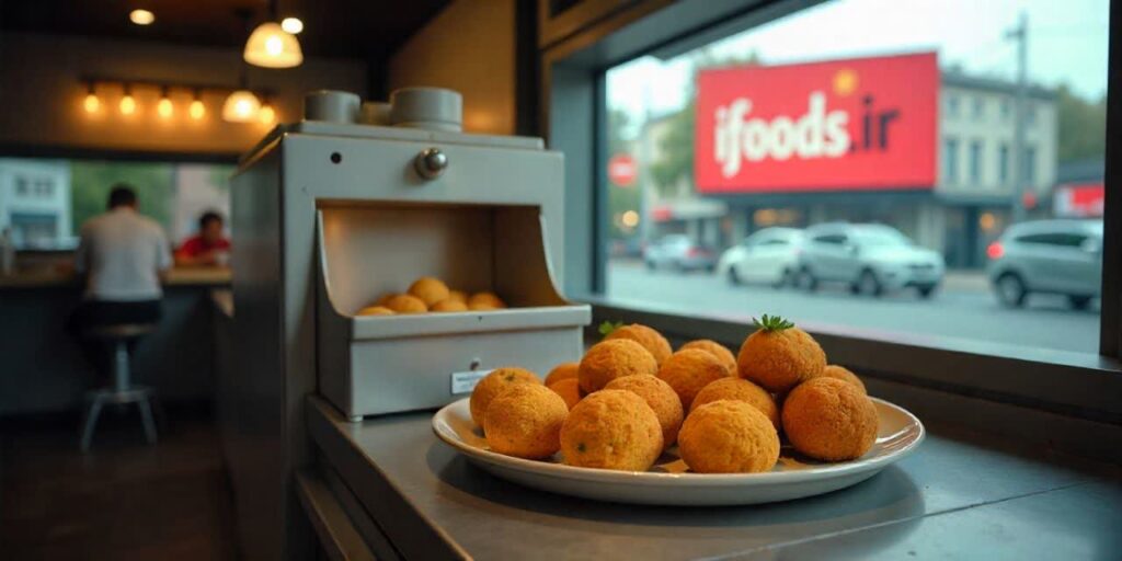 عکس دستگاه فلافل زن ریلی کوچک: راهنمای جامع خرید و مزایای آن