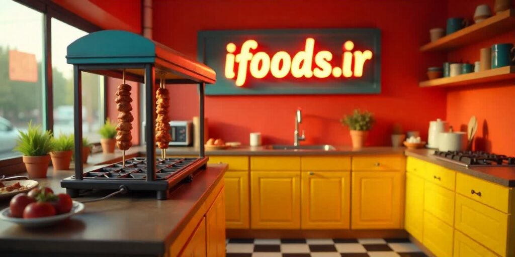 عکس دستگاه کباب سیخ کن خانگی: راهنمای جامع خرید و طرز استفاده آسان