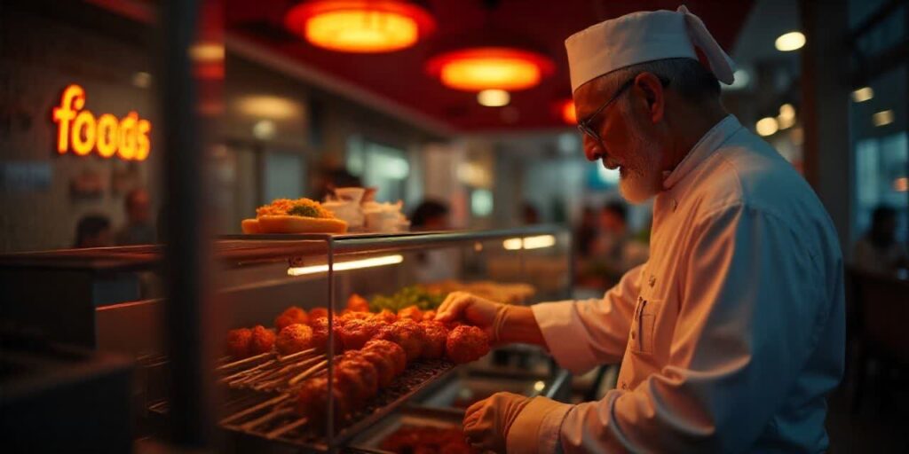 عکس خرید دستگاه کباب سیخ کن در تبریز؛ کارایی بالا با هزینه مناسب