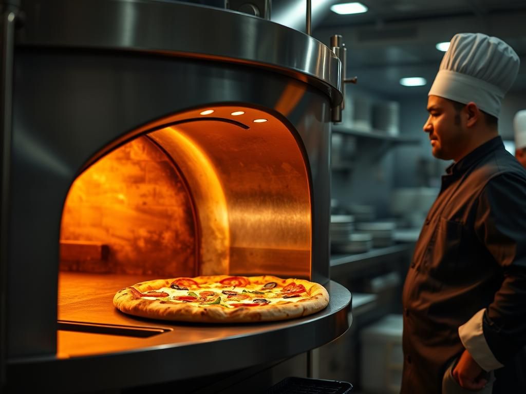 عکس فر پیتزا ایتالیایی صنعتی راهنمای جامع خرید و نگهداری