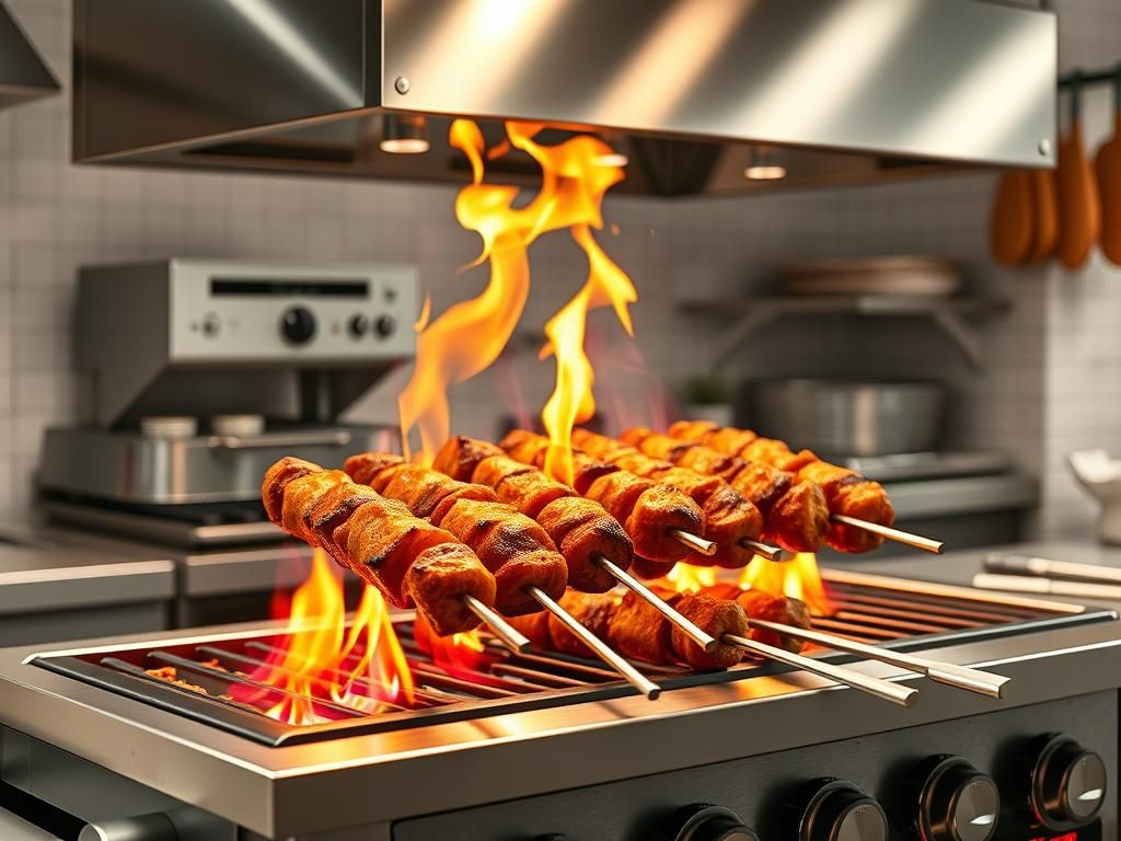 عکس خرید کباب پز گازی در تبریز؛ کارایی بالا با هزینه مناسب