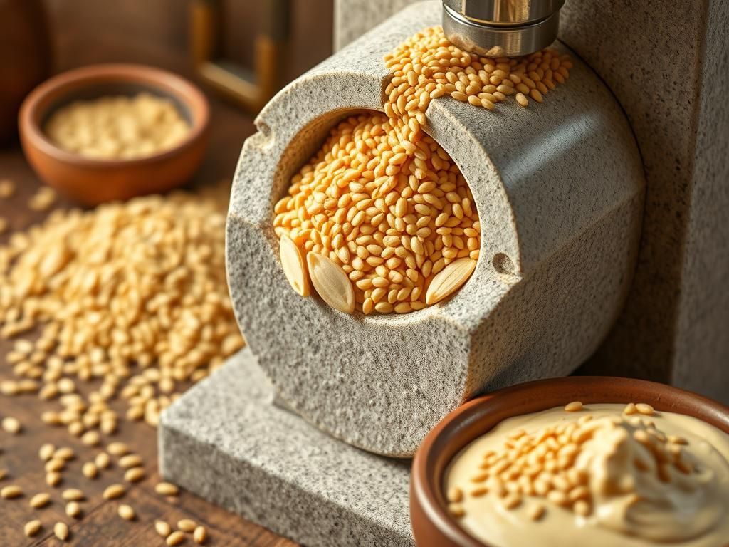 دستگاه اردهگیری سنگی | راهنمای جامع: طعم اصیل و کسبوکار پرسود 4 عکس دستگاه اردهگیری سنگی | راهنمای جامع: طعم اصیل و کسبوکار پرسود