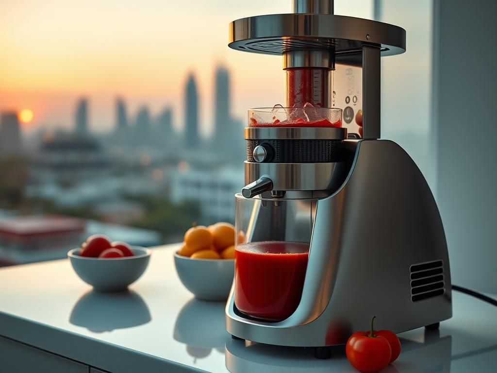 عکس دستگاه آبگیری گوجه در تهران: راهنمای جامع خرید، انواع و قیمت (خانگی و صنعتی)