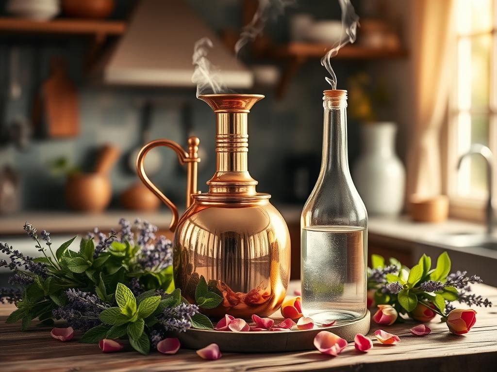 عکس دستگاه عرق گیری مسی خانگی: راهنمای جامع خرید، طرز کار و مزایا