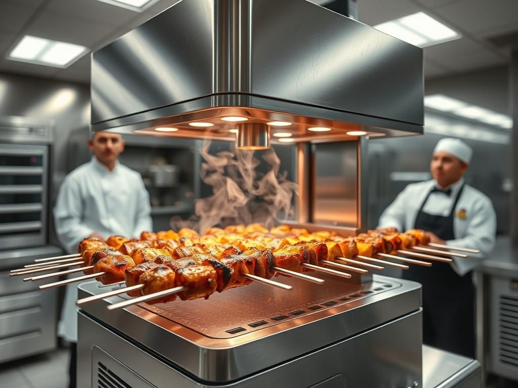 عکس نمایندگی کباب پز صنعتی اتوماتیک در اهواز؛ بهترین مدل ها