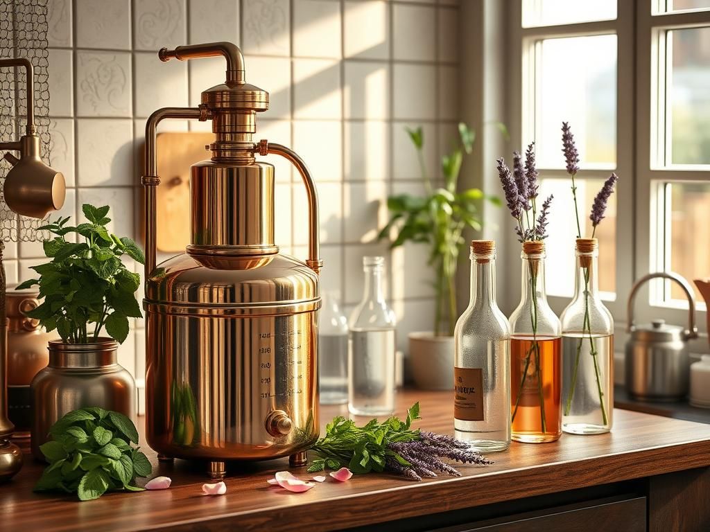 عکس راهنمای جامع انتخاب و خرید دستگاه عرقگیری خانگی کوچک سلامت و درآمد در خانه