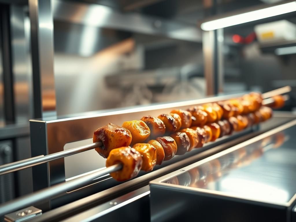 عکس کباب پز صنعتی اتوماتیک تبریز: نمایندگی رسمی، فروش و خدمات تخصصی