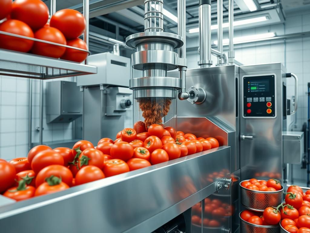 عکس دستگاه آبگیری گوجه فرنگی صنعتی: راهنمای جامع انتخاب و خرید