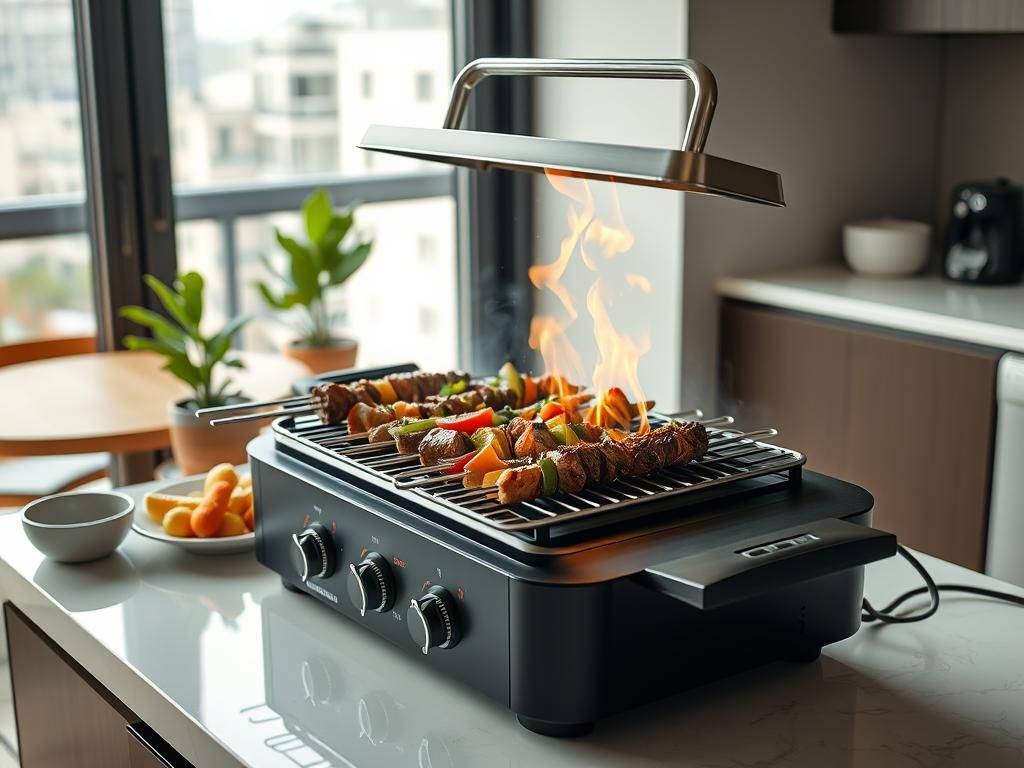 عکس انواع کباب پز برقی: راهنمای جامع انتخاب و خرید مدل‌های خانگی