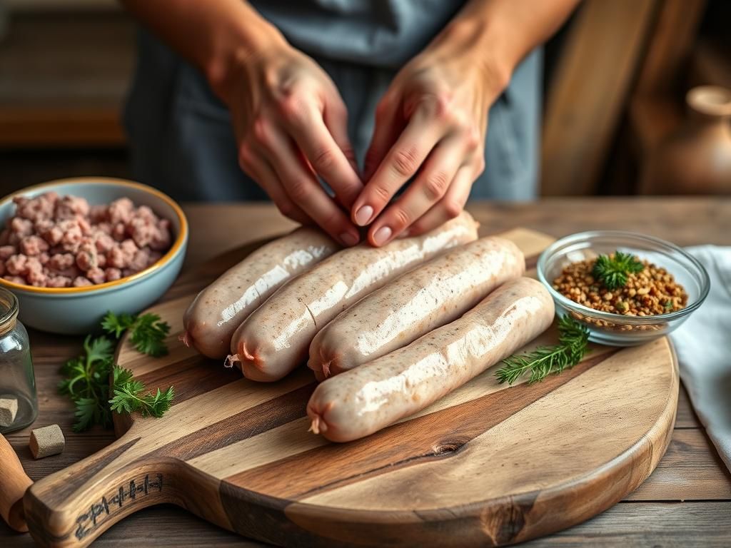 عکس کاور سوسیس آلمانی: راهنمای کامل انتخاب، خرید و تهیه سوسیس خانگی سالم و خوش‌طعم