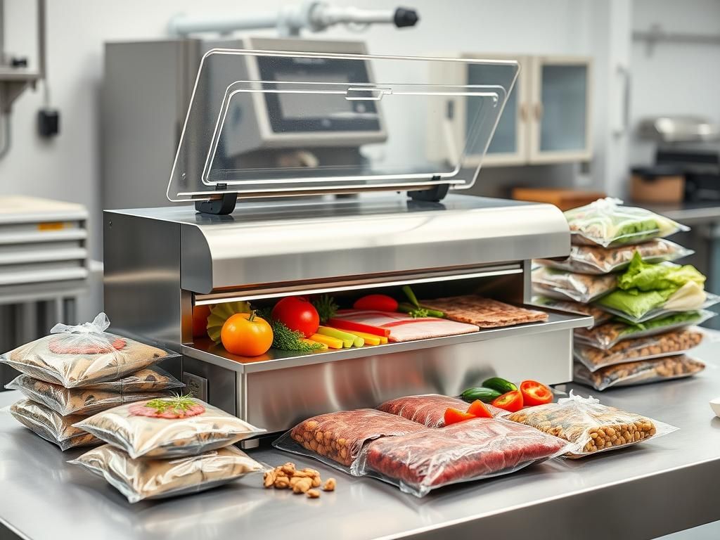 عکس دستگاه وکیوم رومیزی صنعتی: انقلابی در بسته‌بندی کسب‌وکارهای کوچک و متوسط