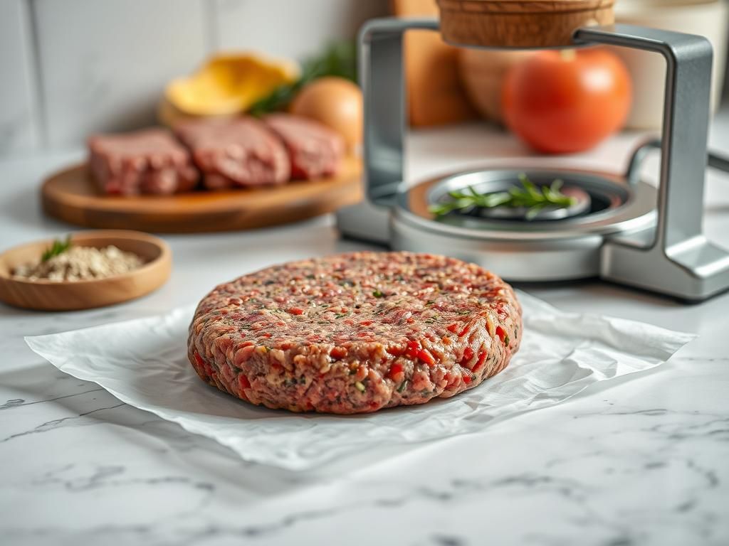 عکس راهنمای جامع خرید دستگاه همبرگر زن اتوماتیک خانگی: از دستی تا نیمه اتوماتیک