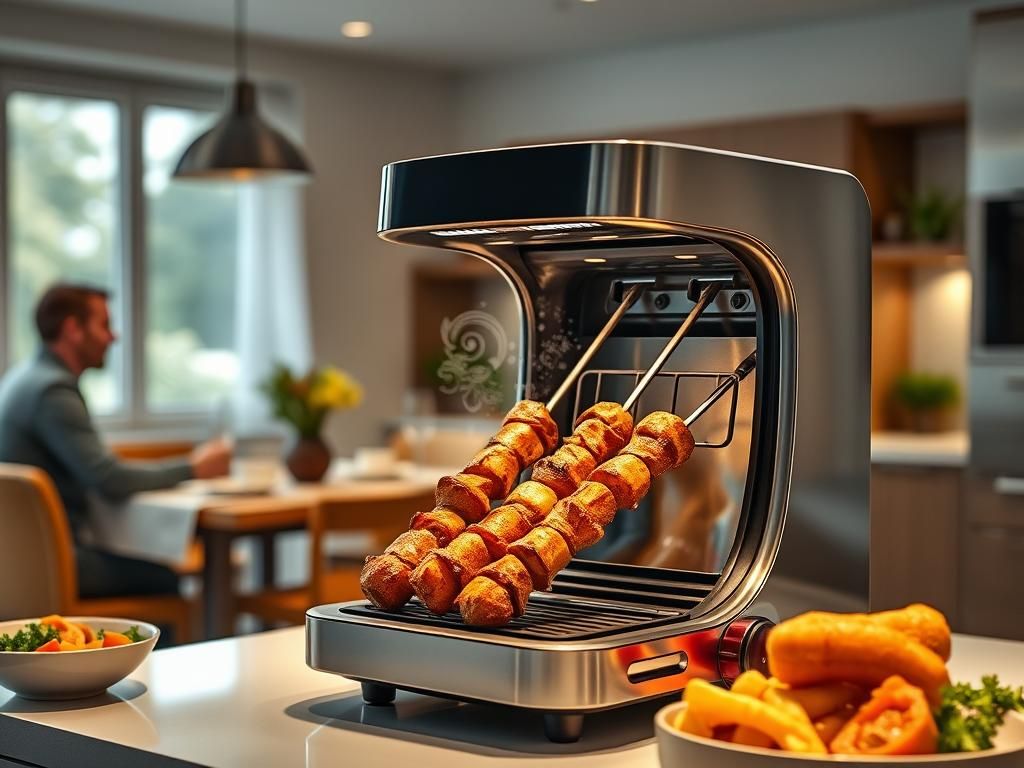 عکس کباب زن خانگی برقی: راهنمای جامع خرید و پخت کبابی بی‌نظیر در خانه