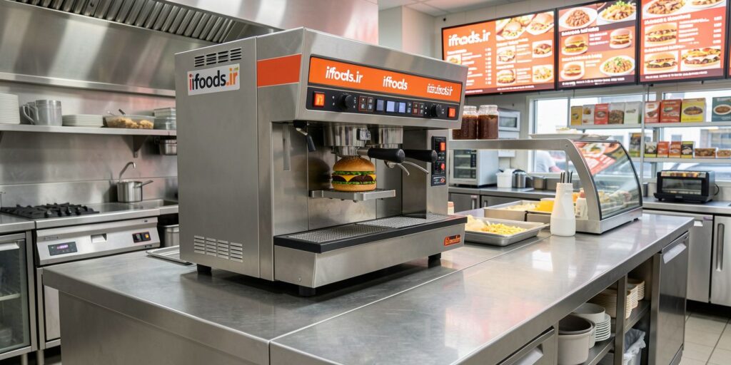 عکس همبرگر زن اتوماتیک در تهران؛ کیفیت بالا، قیمت اقتصادی
