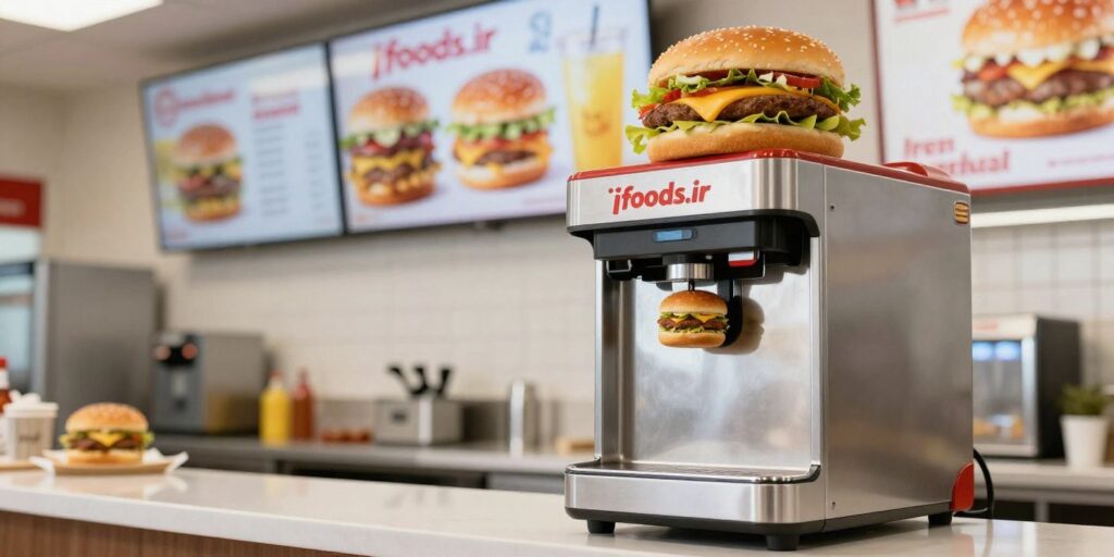عکس همبرگر زن اتوماتیک در شیراز با بهترین قیمت بازار