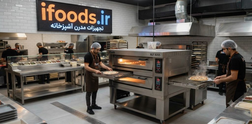 عکس دستگاه پیتزا پز صنعتی: راهنمای جامع خرید، انواع و قیمت (۱۴۰۳)