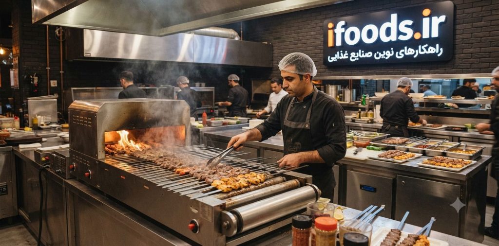 کباب پز ریلی بدون سیخ: راهنمای جامع خرید و مزایای پخت حرفهای کباب 4 عکس کباب پز ریلی بدون سیخ: راهنمای جامع خرید و مزایای پخت حرفهای کباب