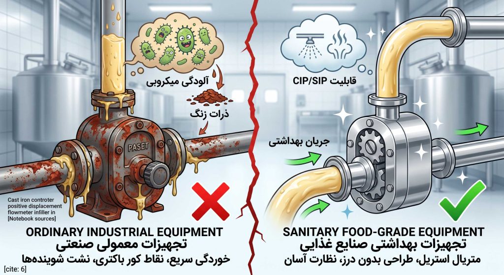 عکس راهنمای جامع خرید فلومتر و لیترشمار صنایع غذایی؛ از اندازه‌گیری شیر تا سرکه و آب‌ میوه